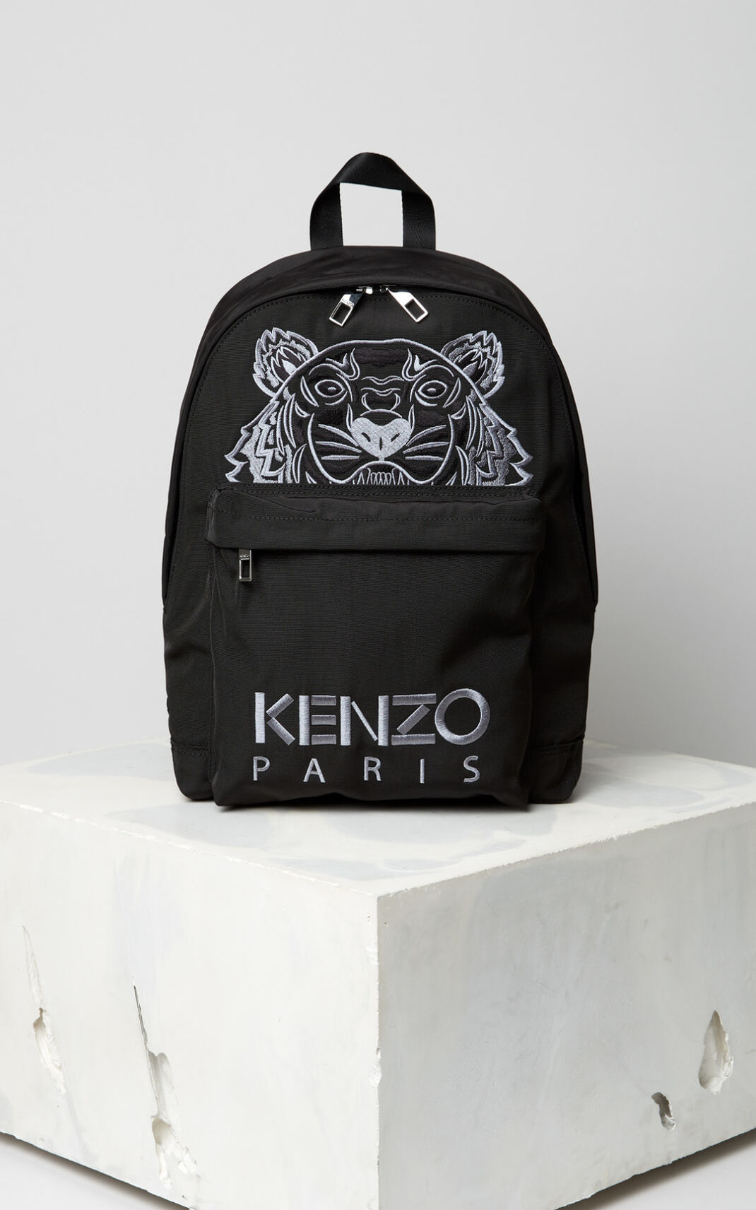 Kenzo Large Tiger Canvas Moška Nahrbtnik Črna SI-3779364